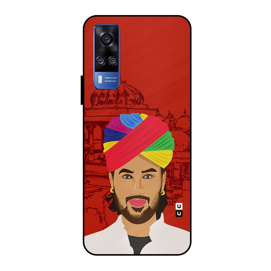The Rajasthani Chokro Metal Back Case for Vivo Y51