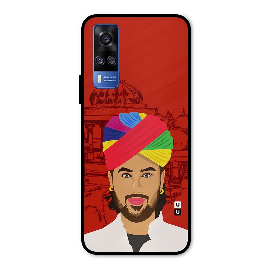 The Rajasthani Chokro Metal Back Case for Vivo Y51A