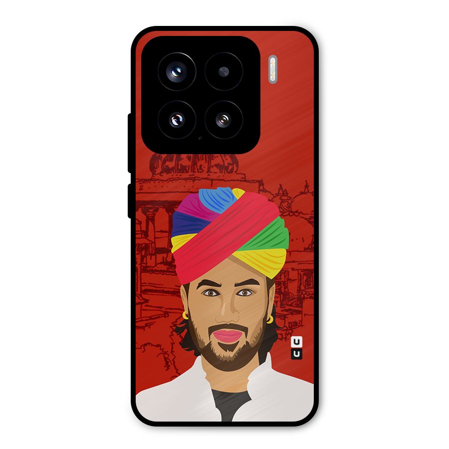 The Rajasthani Chokro Metal Back Case for Xiaomi 15