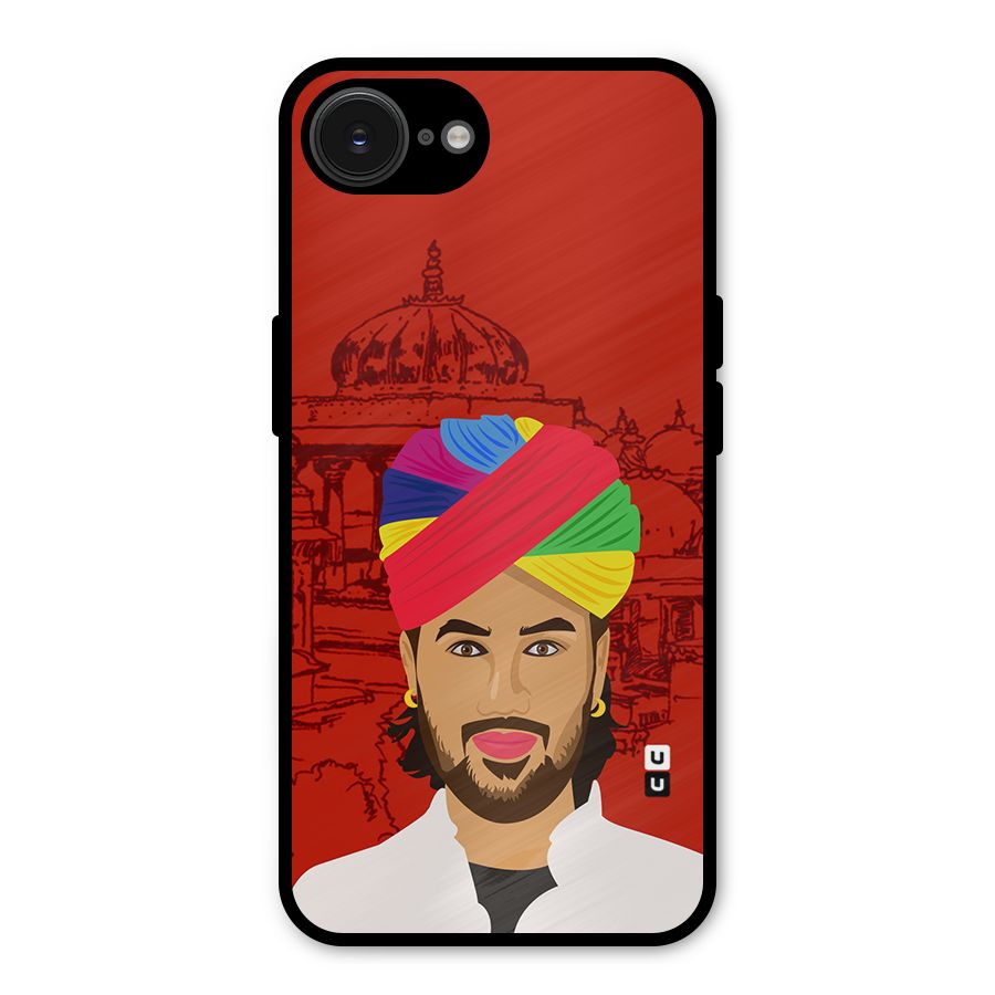 The Rajasthani Chokro Metal Back Case for iPhone 16e