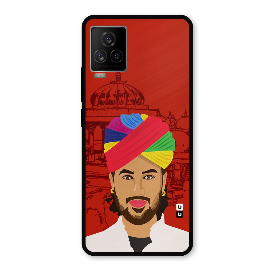 The Rajasthani Chokro Metal Back Case for iQOO 7 Legend 5G