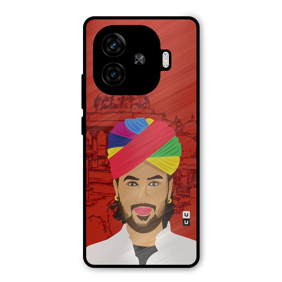 The Rajasthani Chokro Metal Back Case for iQOO Neo 10R