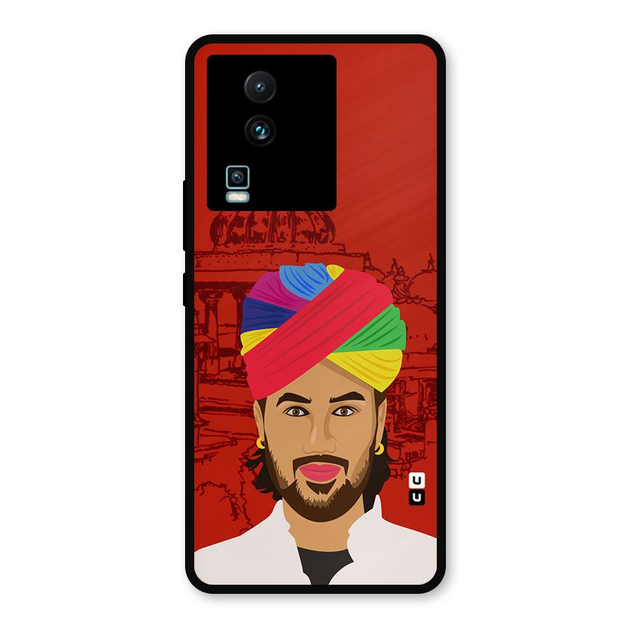 The Rajasthani Chokro Metal Back Case for iQOO Neo 7