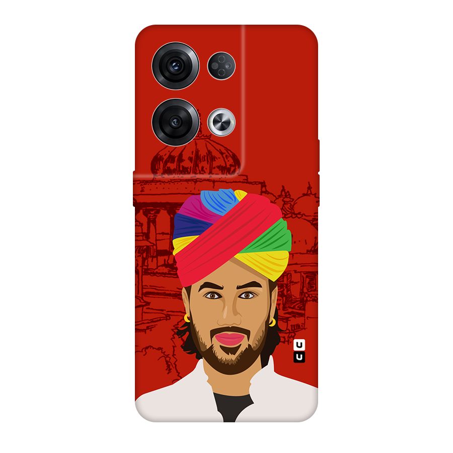 The Rajasthani Chokro Original Polycarbonate Back Case for Oppo Reno8 Pro 5G