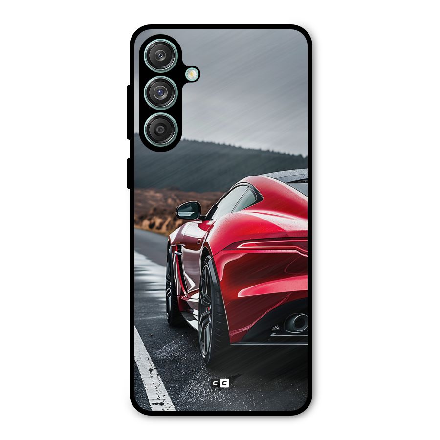 The Royal Car Metal Back Case for Galaxy M55 5G