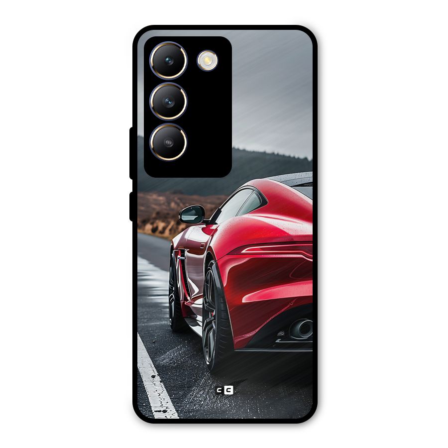 The Royal Car Metal Back Case for Vivo T3 5G