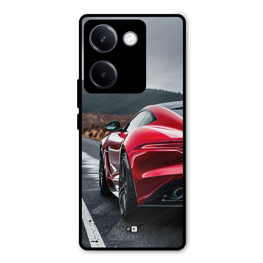 The Royal Car Metal Back Case for Vivo Y300 Plus