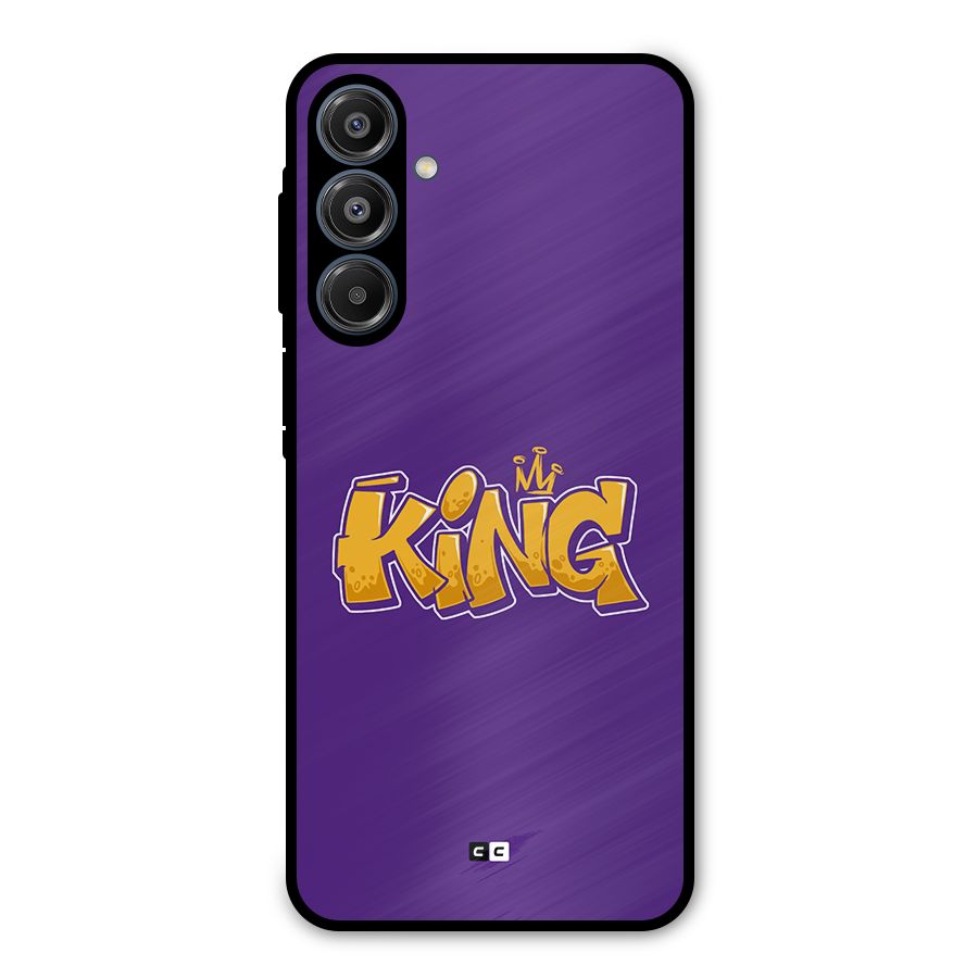 The Royal King Metal Back Case for Galaxy A16 5G
