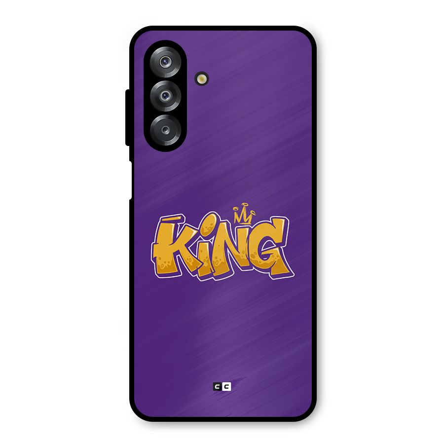 The Royal King Metal Back Case for Galaxy A26