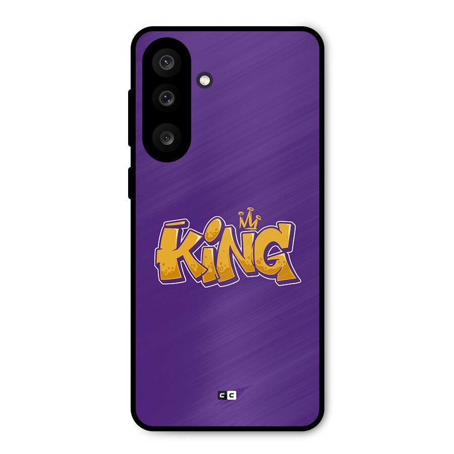 The Royal King Metal Back Case for Galaxy F56
