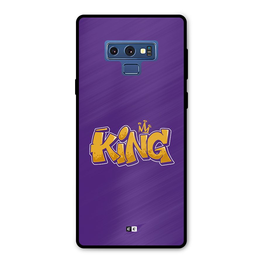 The Royal King Metal Back Case for Galaxy Note 9