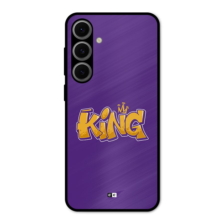 The Royal King Metal Back Case for Galaxy S24 FE