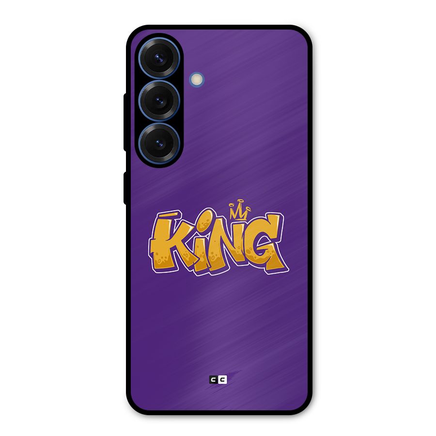 The Royal King Metal Back Case for Galaxy S25