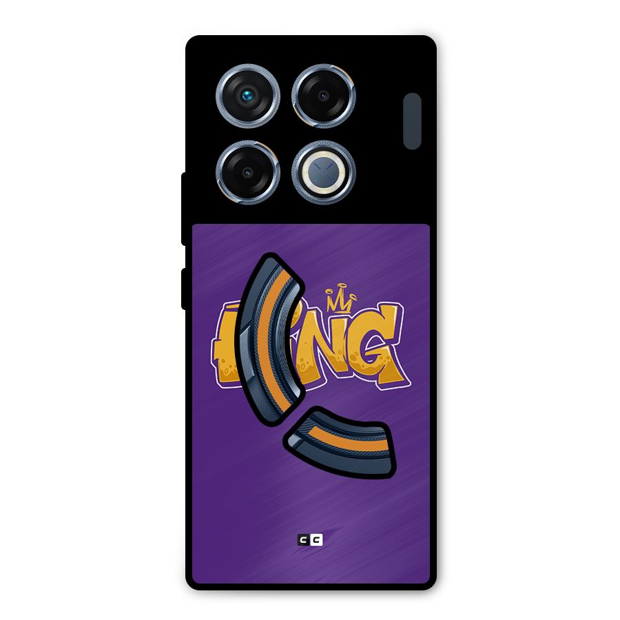 The Royal King Metal Back Case for Infinix GT 20 Pro