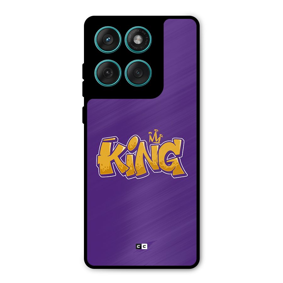 The Royal King Metal Back Case for Motorola Edge 60