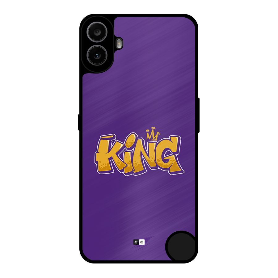 The Royal King Metal Back Case for Nothing CMF Phone 1