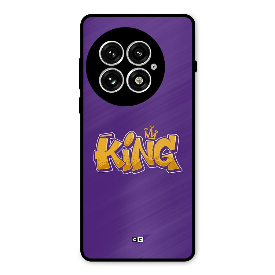 The Royal King Metal Back Case for OnePlus 13