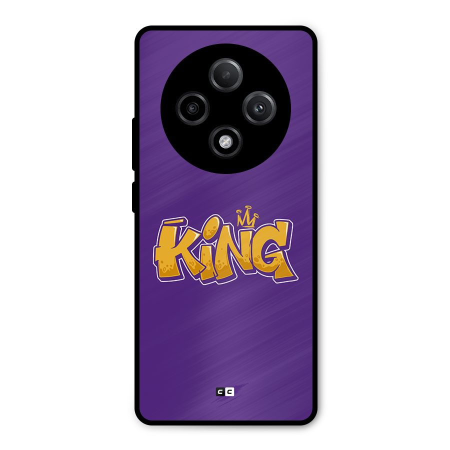 The Royal King Metal Back Case for Oppo F27 Pro Plus