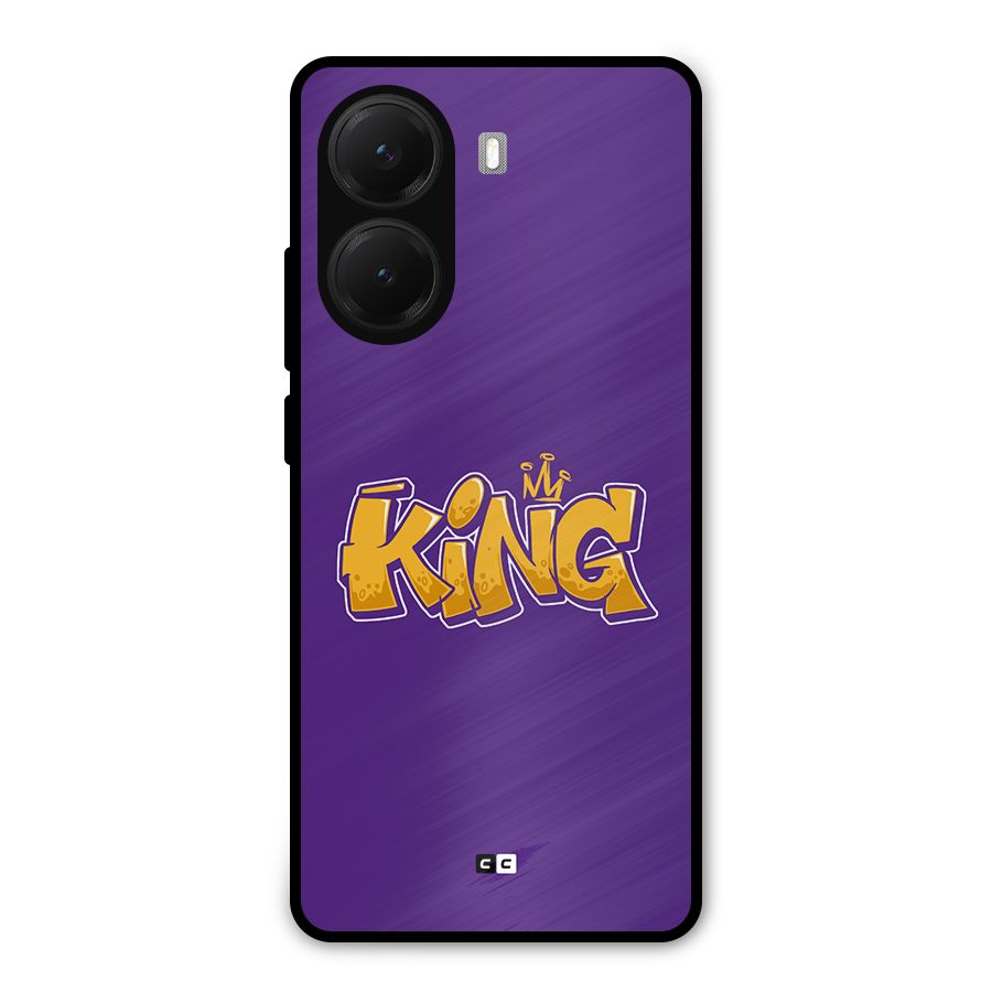 The Royal King Metal Back Case for Poco X7 Pro