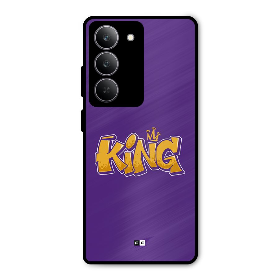 The Royal King Metal Back Case for Realme 14x
