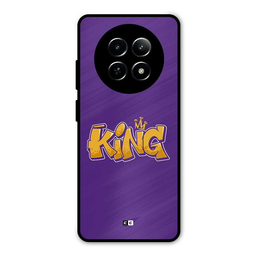 The Royal King Metal Back Case for Realme Narzo N65