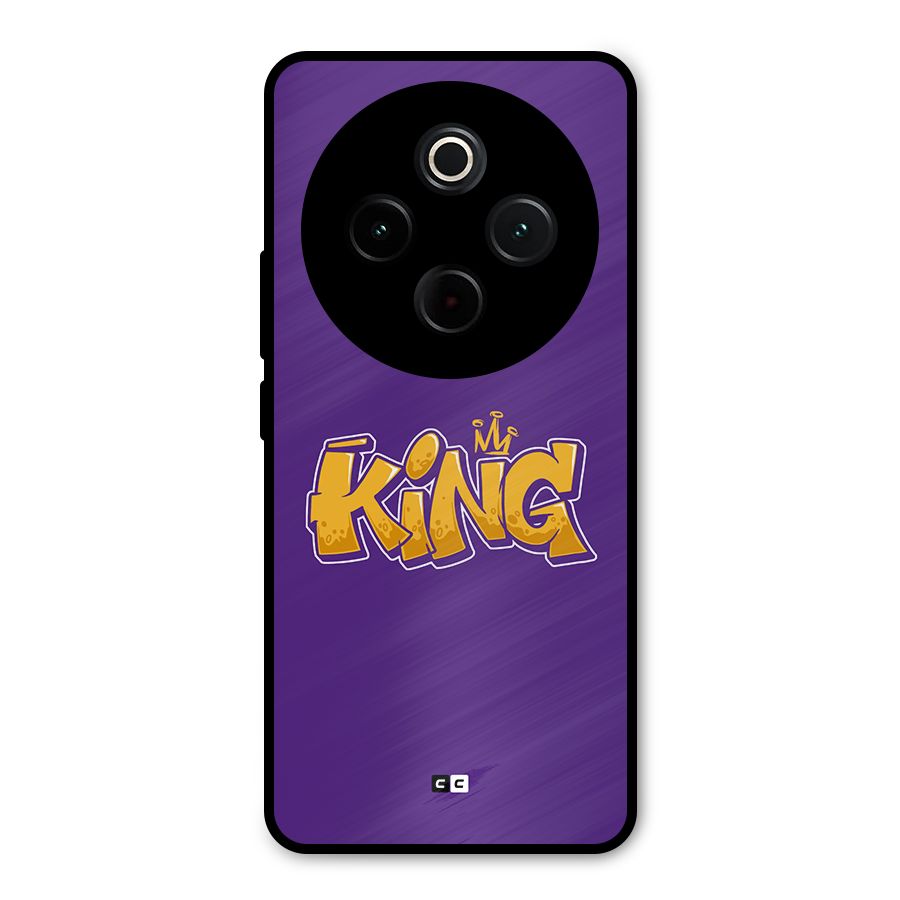 The Royal King Metal Back Case for Vivo T4