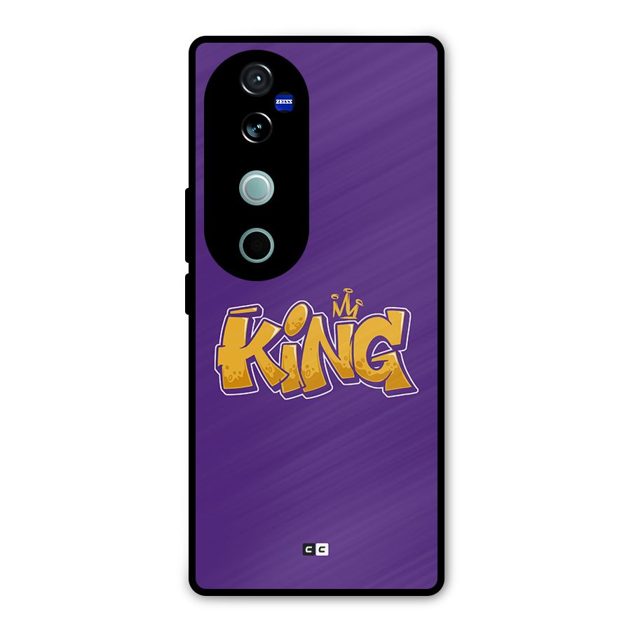 The Royal King Metal Back Case for Vivo V40