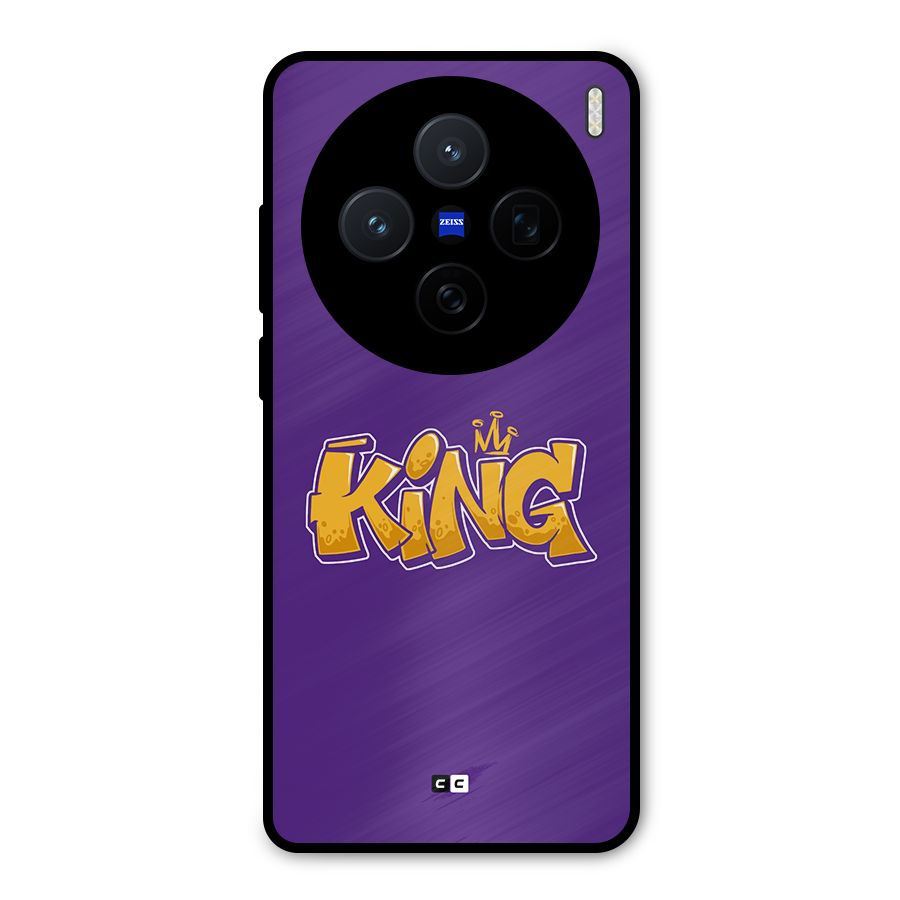 The Royal King Metal Back Case for Vivo X200