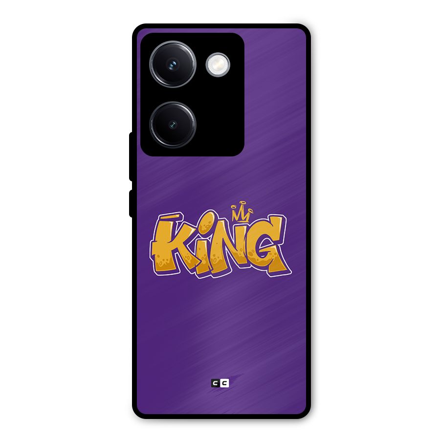 The Royal King Metal Back Case for Vivo Y300 Plus