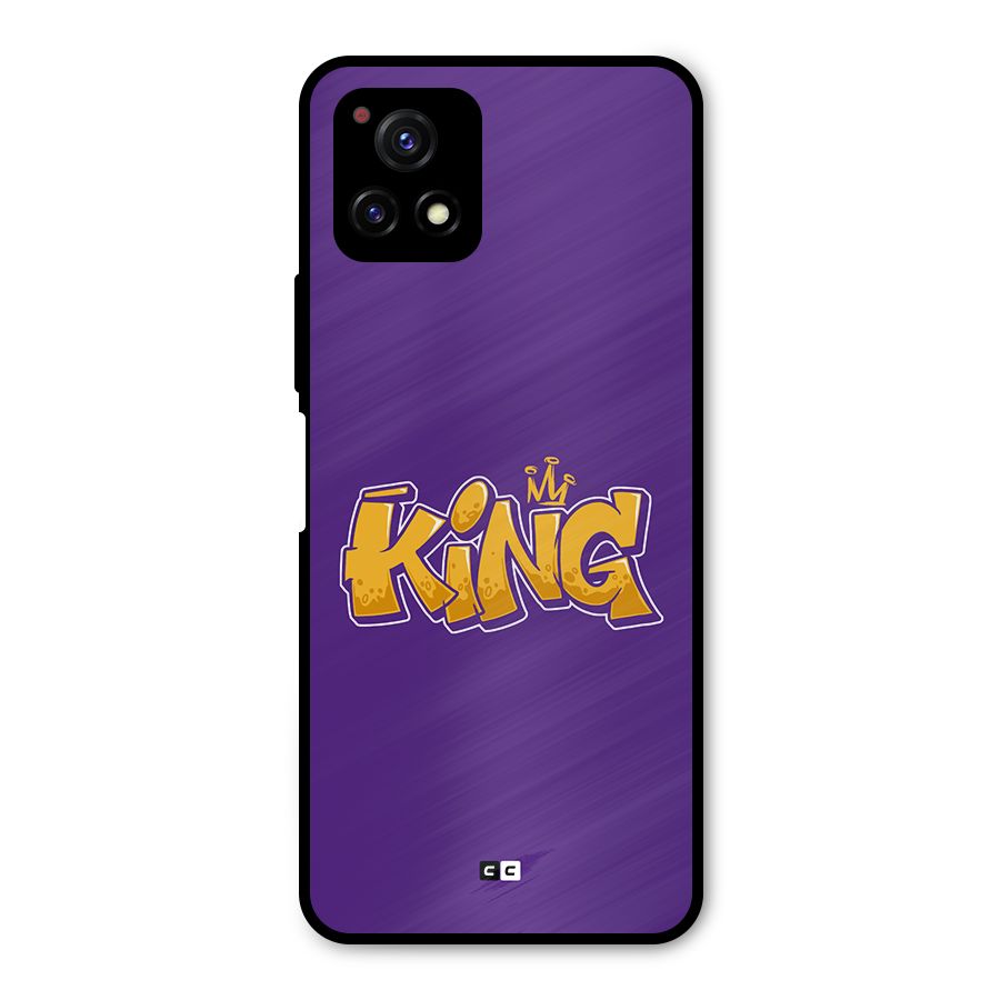 The Royal King Metal Back Case for Vivo Y72 5G