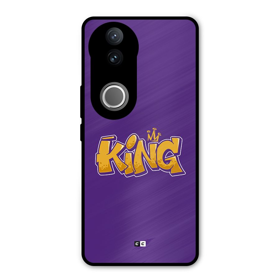 The Royal King Metal Back Case for iQOO Z10R