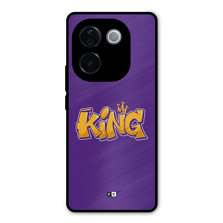 The Royal King Metal Back Case for iQOO Z9s Pro