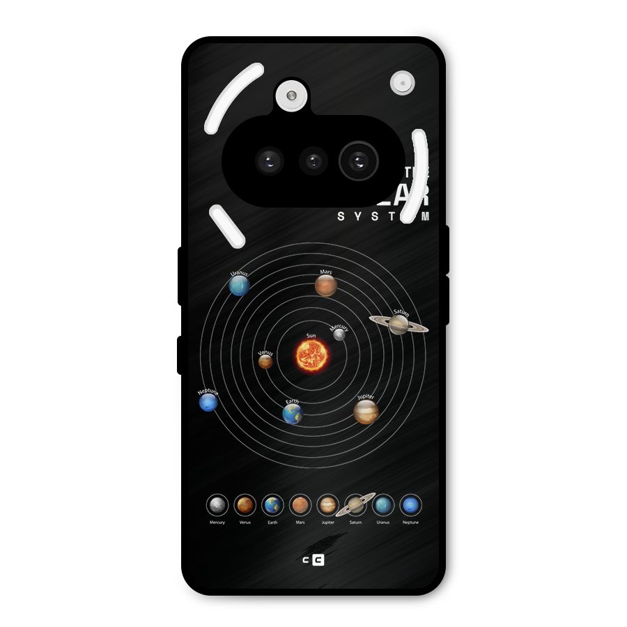 The Solar System Metal Back Case for Nothing Phone 3a