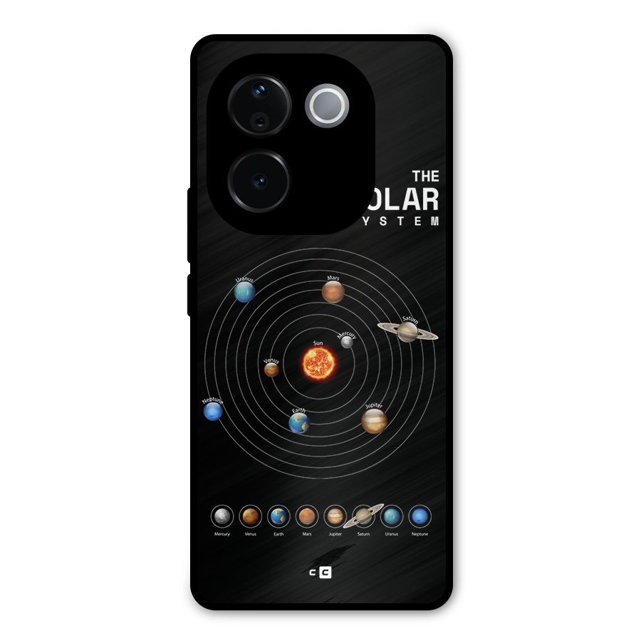 The Solar System Metal Back Case for Vivo T3 Pro