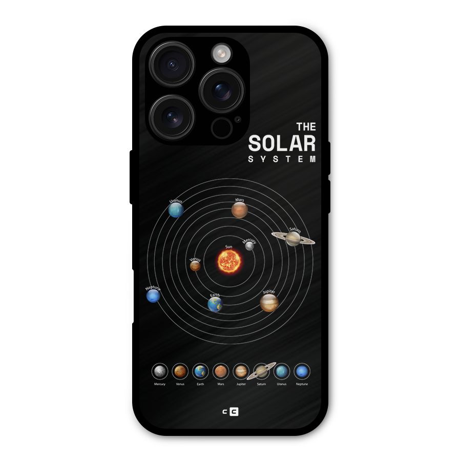 The Solar System Metal Back Case for iPhone 16 Pro
