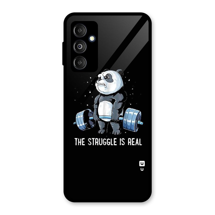 The Struggle is Real Glass Back Case for Galaxy M14 5G