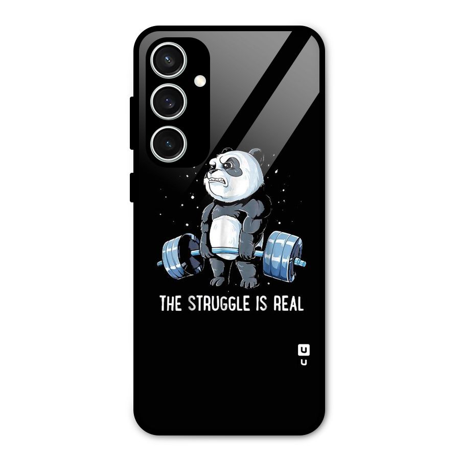 The Struggle is Real Glass Back Case for Galaxy S23 FE