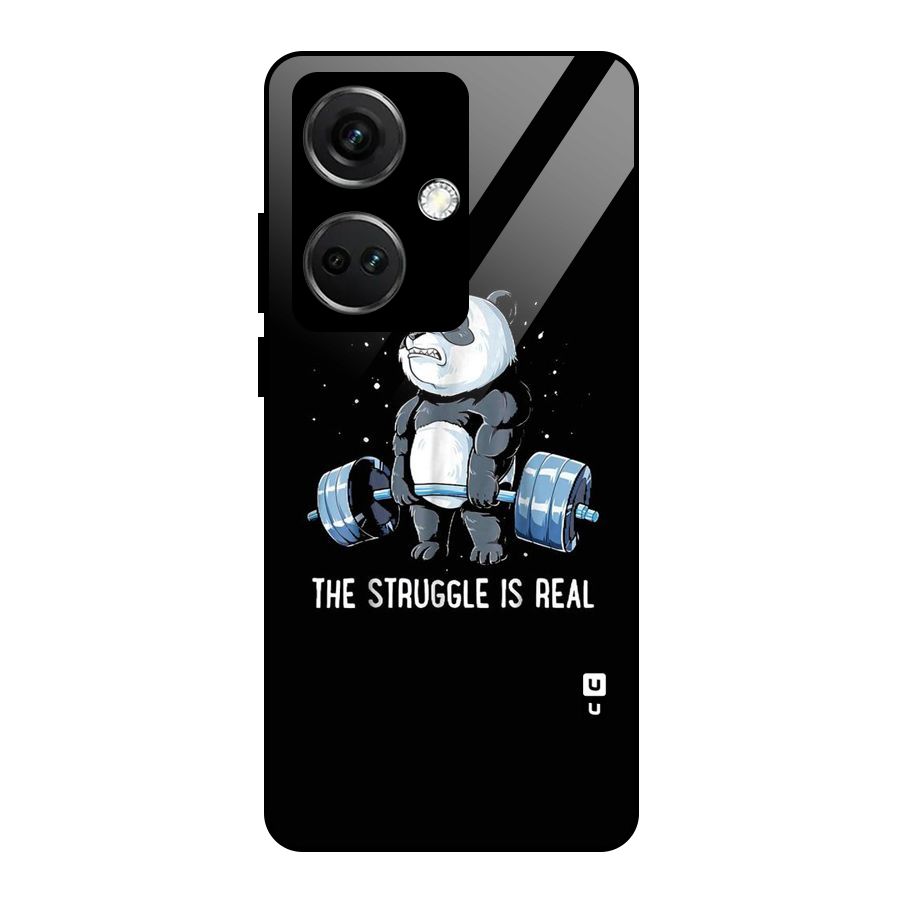 The Struggle is Real Glass Back Case for OnePlus Nord CE 3 5G