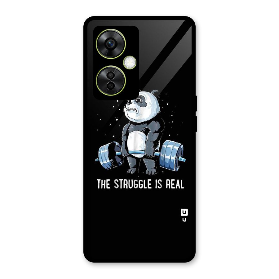 The Struggle is Real Glass Back Case for OnePlus Nord CE 3 Lite