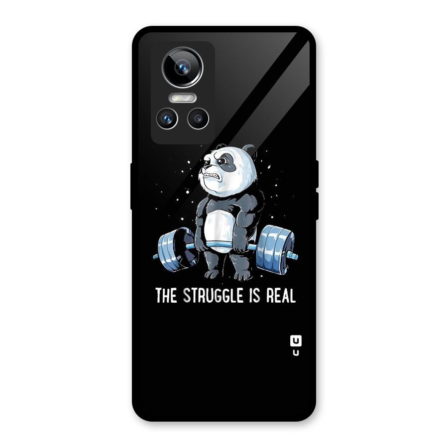 The Struggle is Real Glass Back Case for Realme GT Neo 3