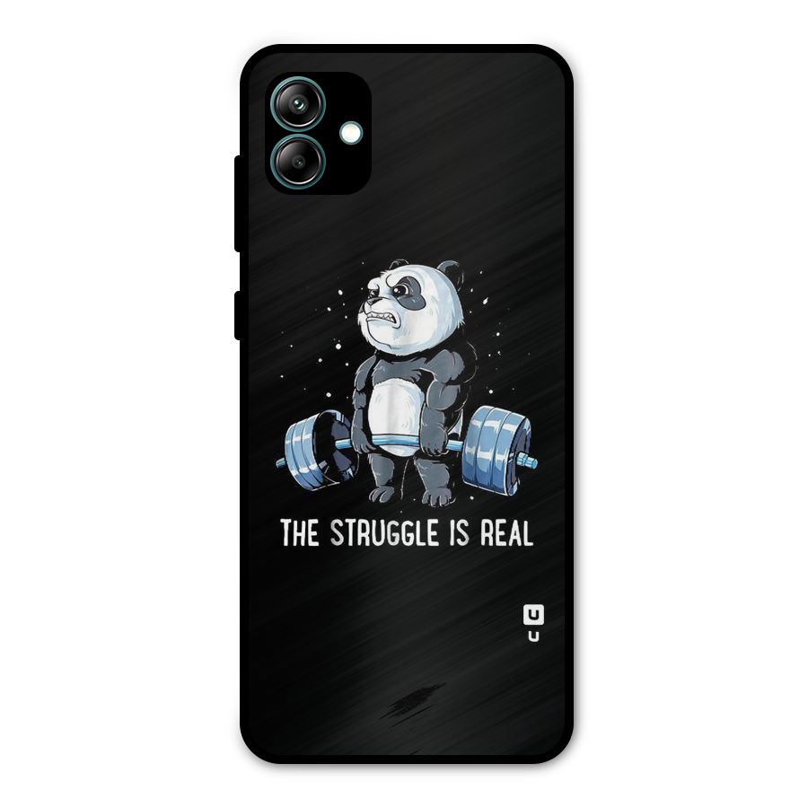 The Struggle is Real Metal Back Case for Galaxy A04