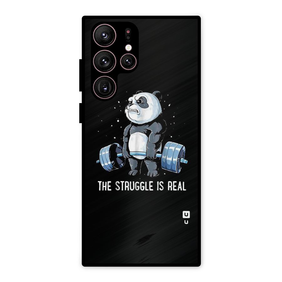 The Struggle is Real Metal Back Case for Galaxy S22 Ultra 5G