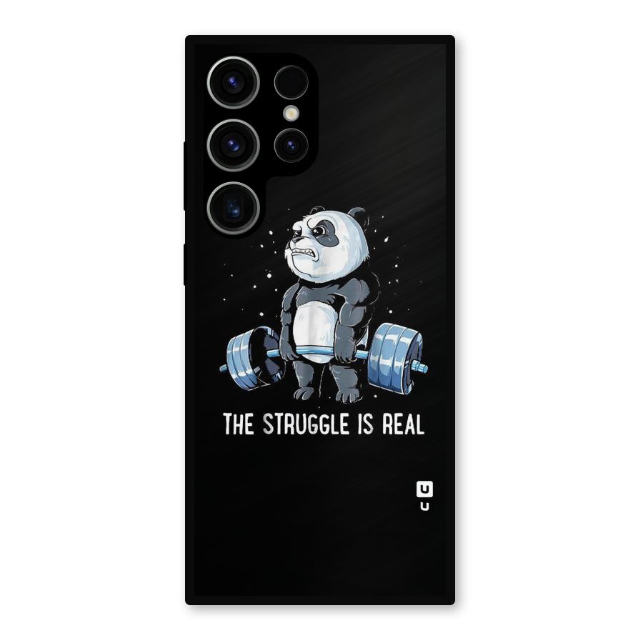 The Struggle is Real Metal Back Case for Galaxy S23 Ultra