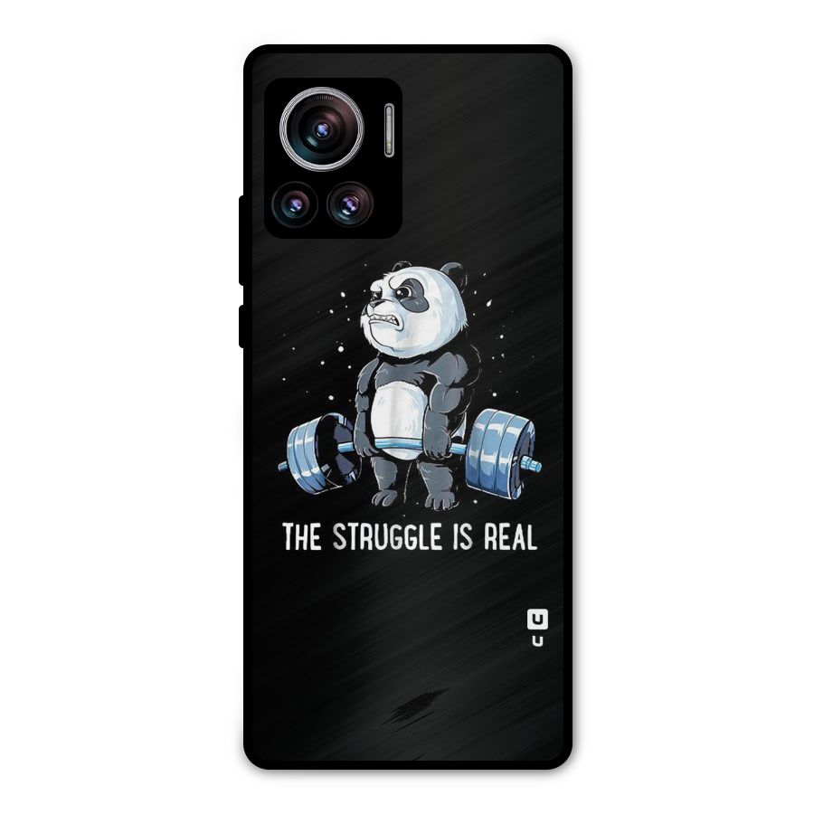 The Struggle is Real Metal Back Case for Motorola Edge 30 Ultra