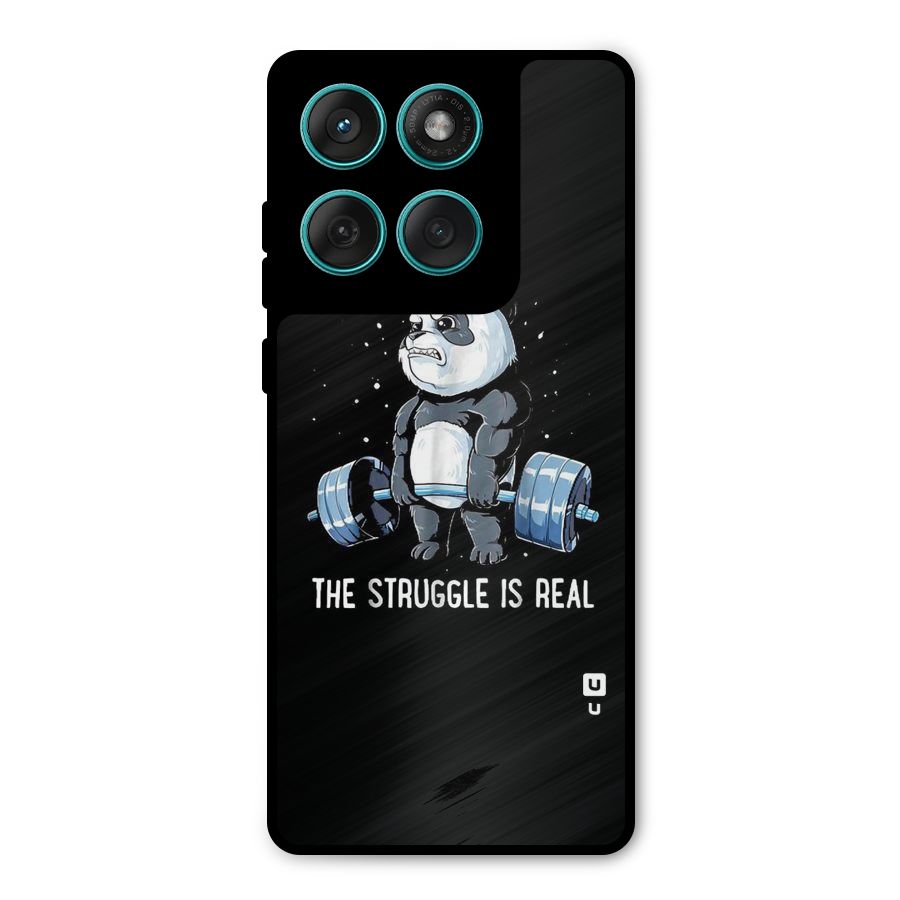 The Struggle is Real Metal Back Case for Motorola Edge 60