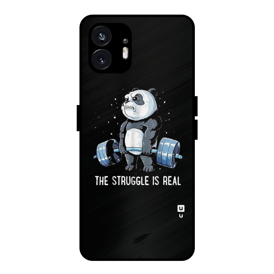 The Struggle is Real Metal Back Case for Nothing Phone 2