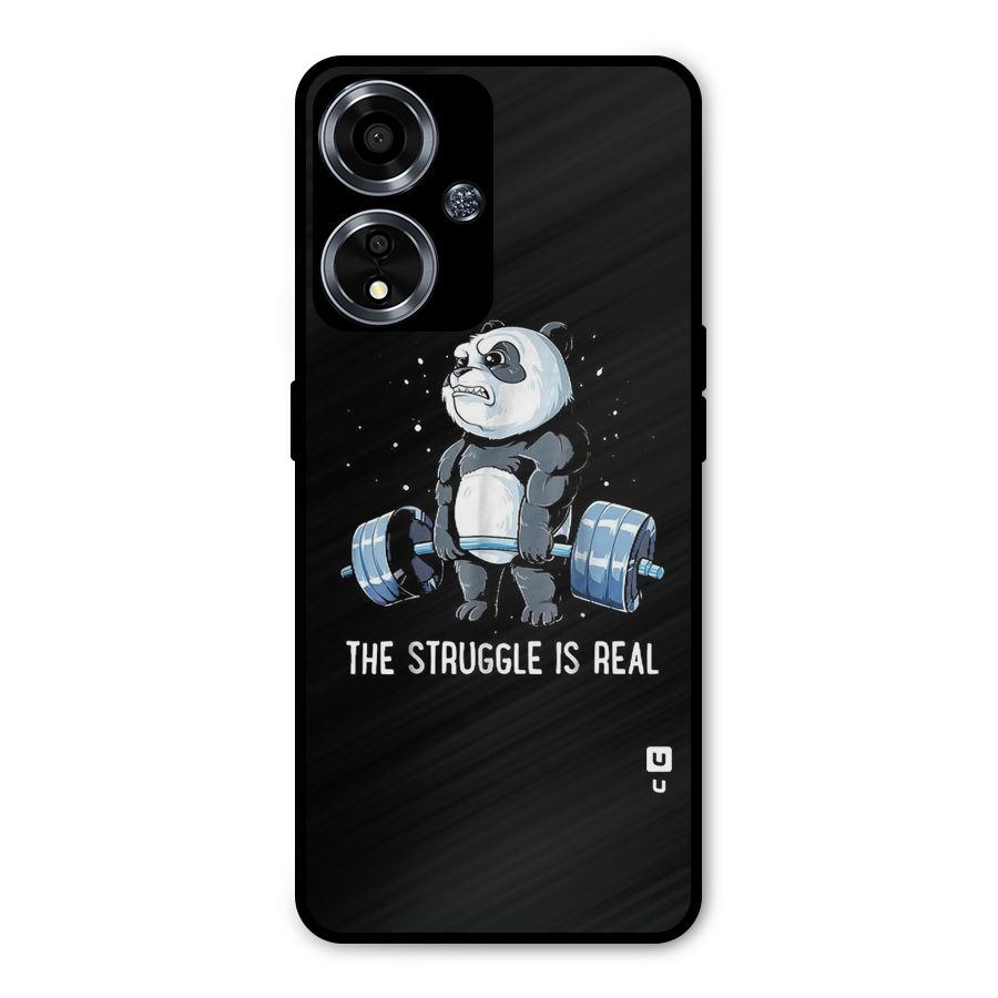 The Struggle is Real Metal Back Case for Oppo A59