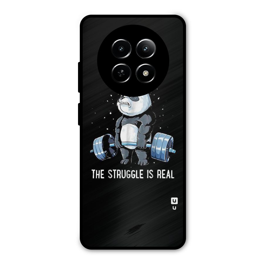The Struggle is Real Metal Back Case for Realme 12x 5G