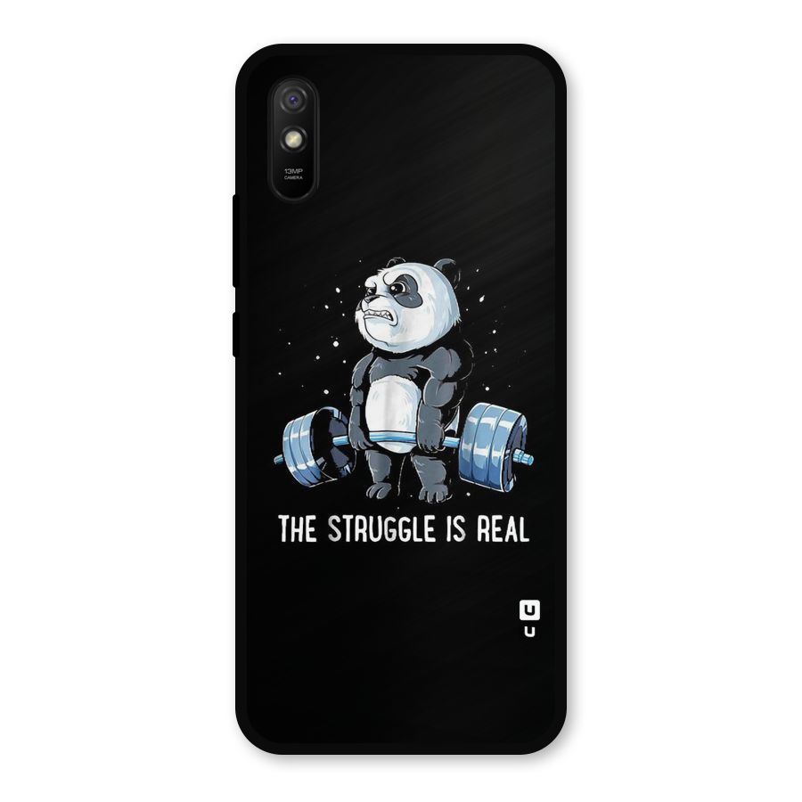 The Struggle is Real Metal Back Case for Redmi 9a