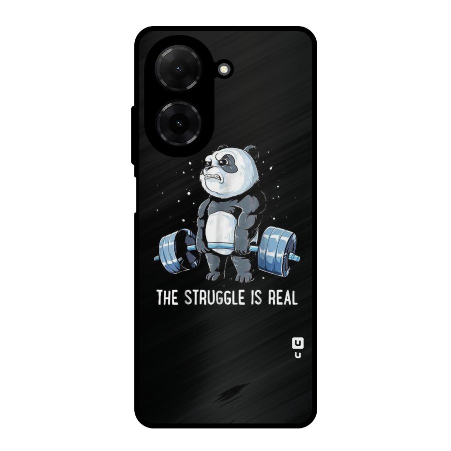 The Struggle is Real Metal Back Case for Redmi A5 4G